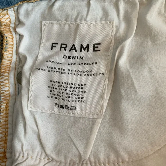 Frame Le Skinny de Jeanne Coupe Denim Sz 27 - Picture 6 of 8